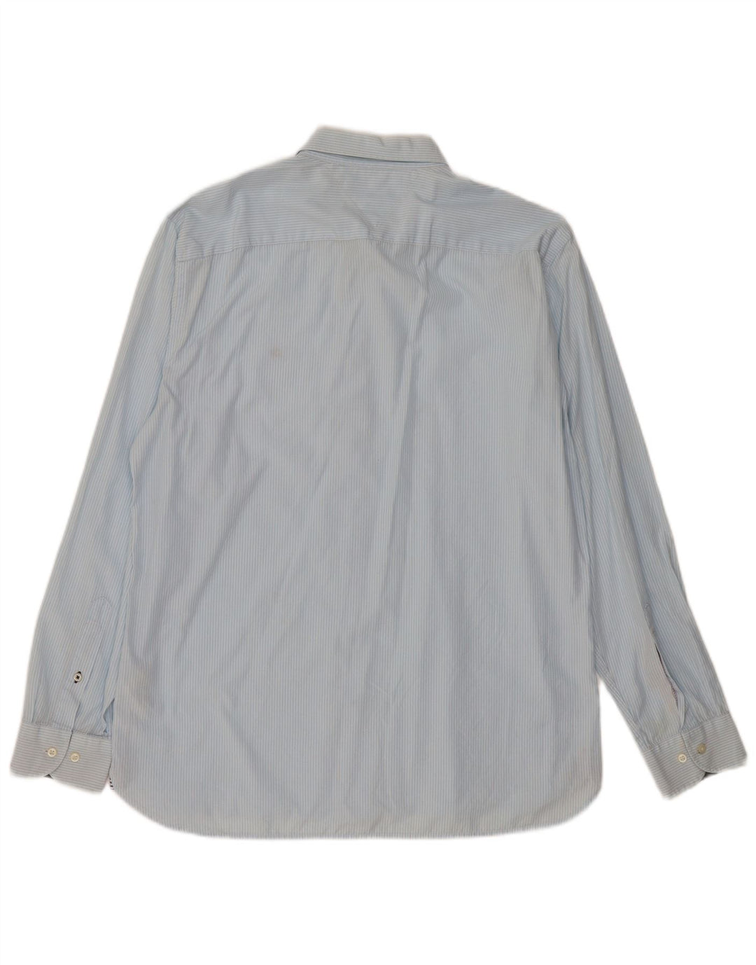 Camicia da uomo Tommy Hilfiger XL blu gessato in cotone