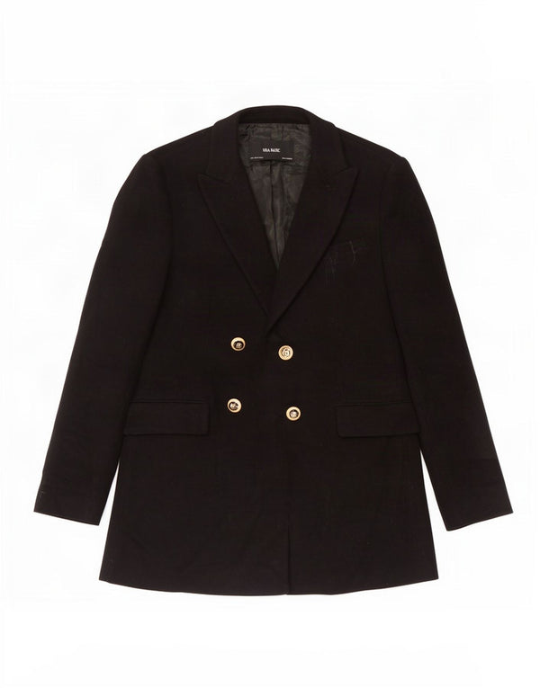 Giacca blazer doppiopetto da donna Zara UK 12 media nera