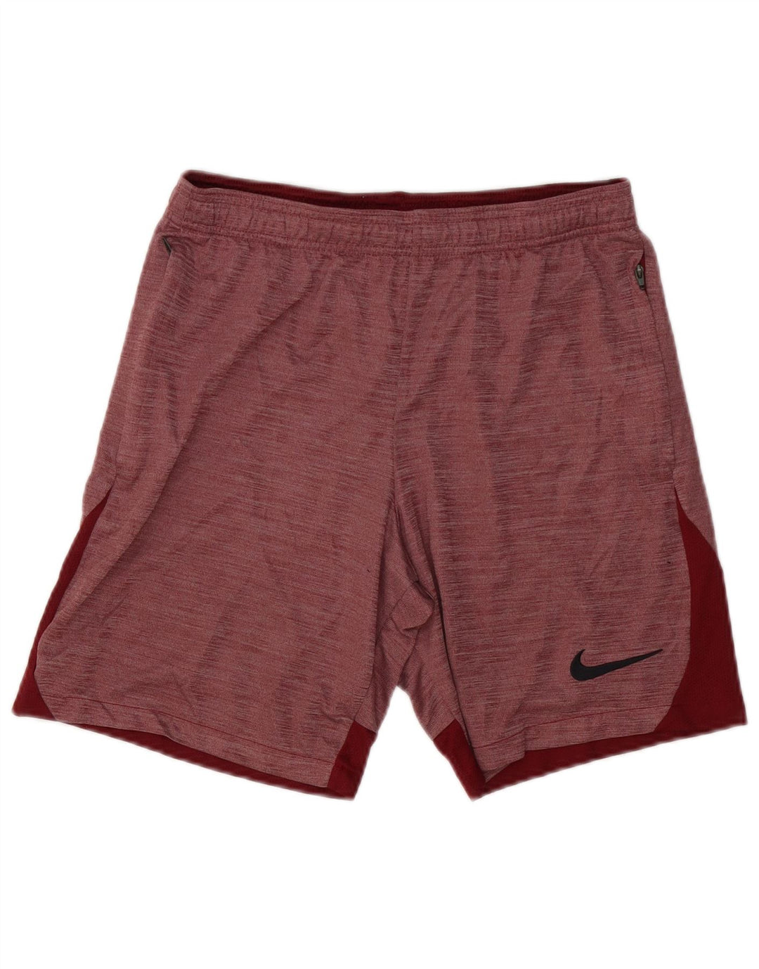 Pantaloncini sportivi NIKE Dri Fit Slim Fit da uomo, colore bordeaux medio