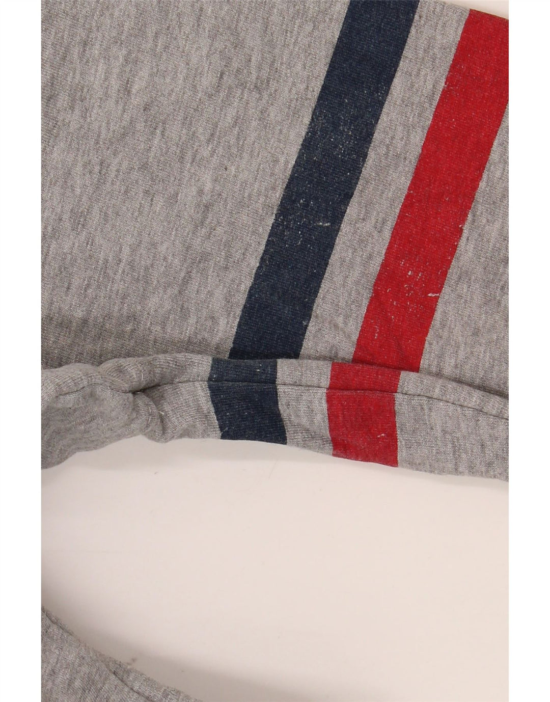 LOTTO Felpa grafica da uomo Maglione grande cotone a righe grigie