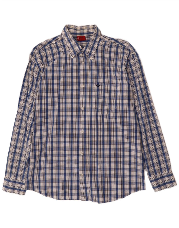 Camicia da uomo Levi's a quadri blu grandi