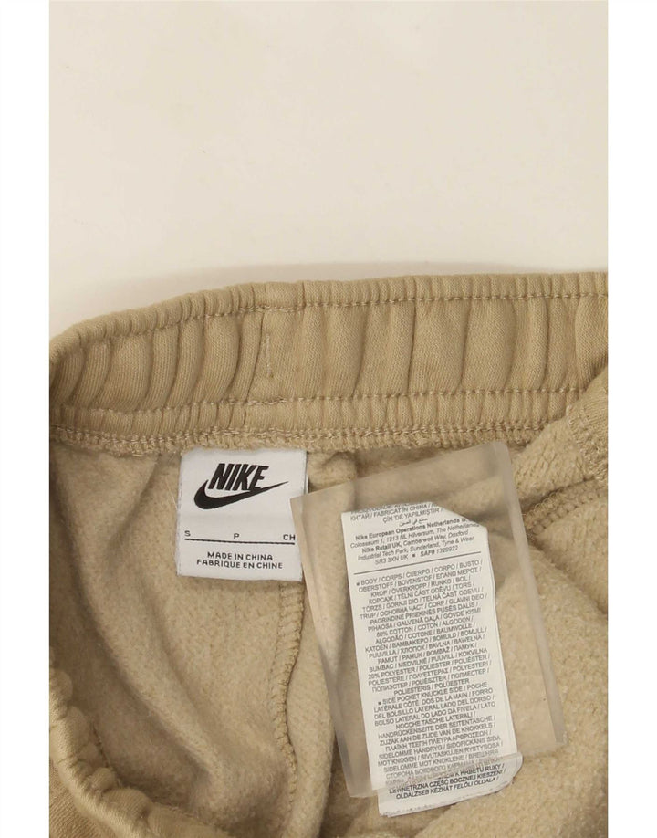 Pantaloni da tuta cargo Nike da uomo, pantaloni da jogging, piccoli, in cotone beige