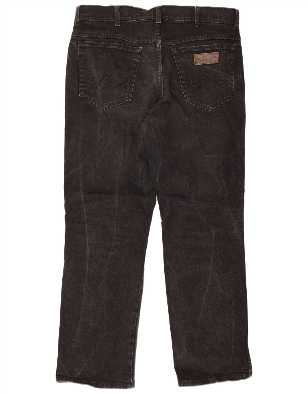 Jeans dritti elasticizzati Texas da uomo Wrangler W36 L30 cotone nero