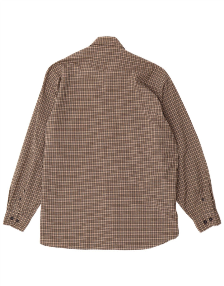 Camicia da uomo Bailo taglia 41 poliammide a quadri grigi grandi