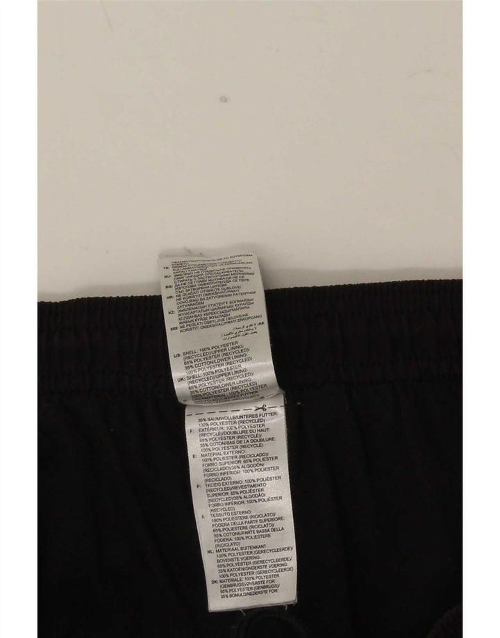 Pantaloni da tuta da uomo Adidas Large neri in poliestere