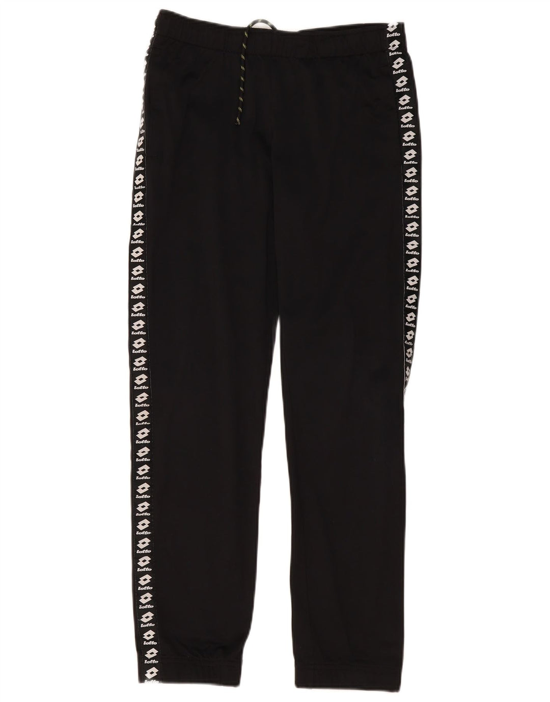 Pantaloni da tuta con grafica da donna Lotto UK 14 Large Nero Poliestere