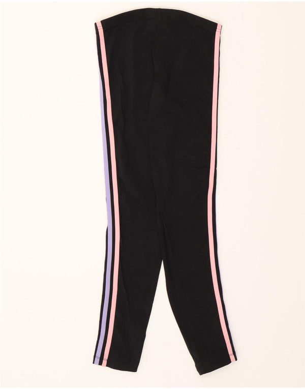 Leggings Adidas Bambina 12-13 Anni Cotone Nero