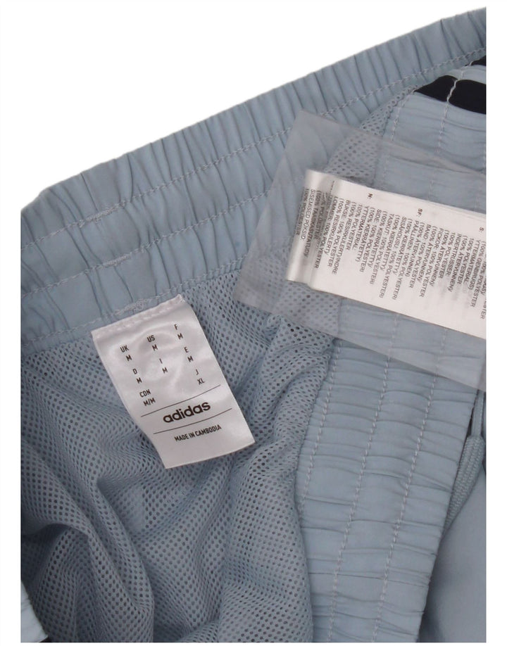 Pantaloncini sportivi da donna ADIDAS UK 14 poliestere blu medio