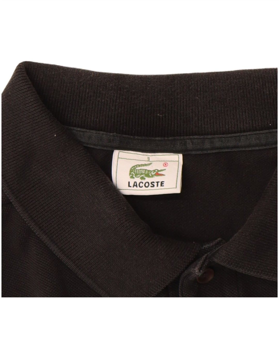 Polo da uomo LACOSTE taglia 9 4XL cotone nero