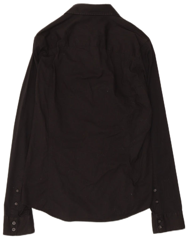 Camicia da uomo Calvin Klein Jeans nera media