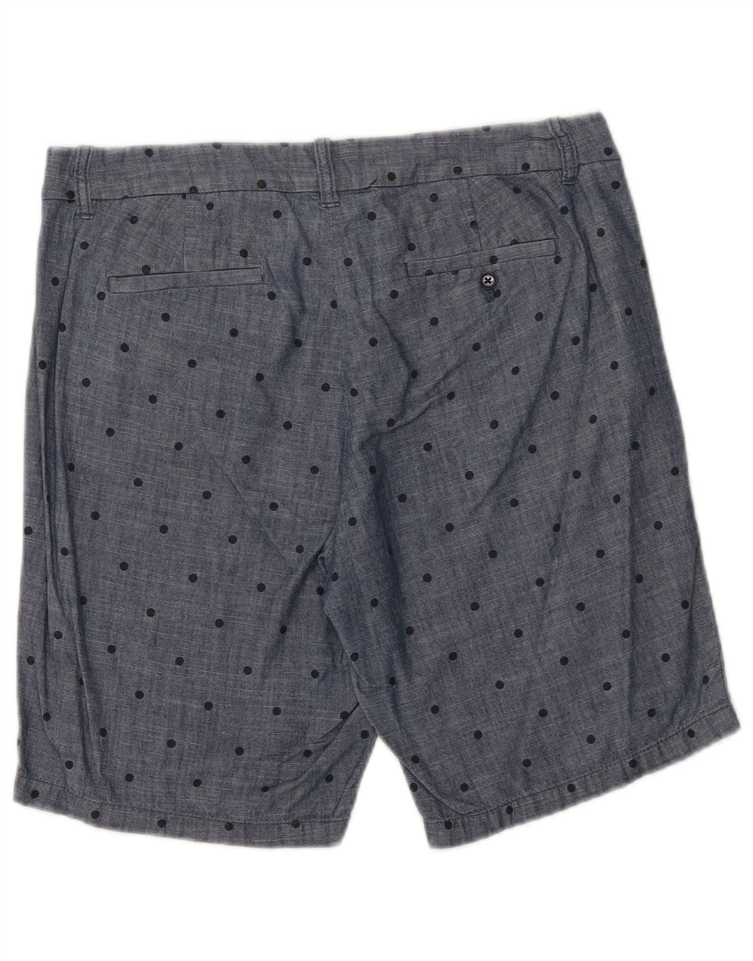 Bermuda da donna J. CREW US 8 Medium W32 Blu navy maculato