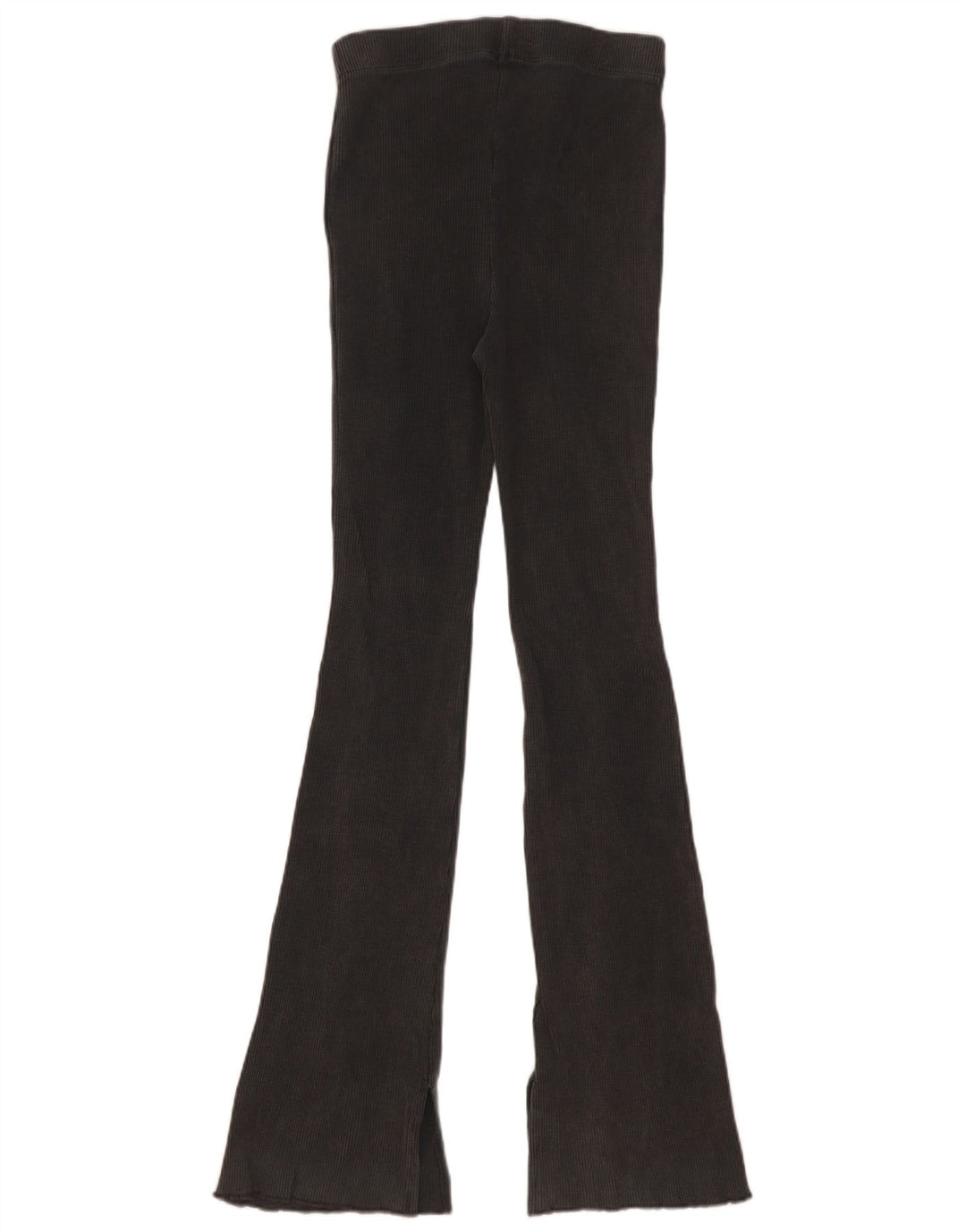 Leggings svasati da donna Zara UK 8 piccoli in cotone grigio