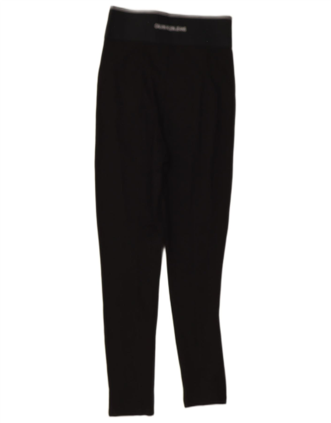 Leggings grafici da donna Calvin Klein UK 8 Small viscosa nera