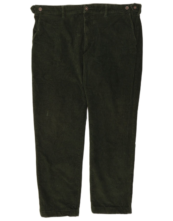 Pantaloni dritti da uomo in velluto a coste Harmont & Blaine IT 54 2XL W42 L29 Verde