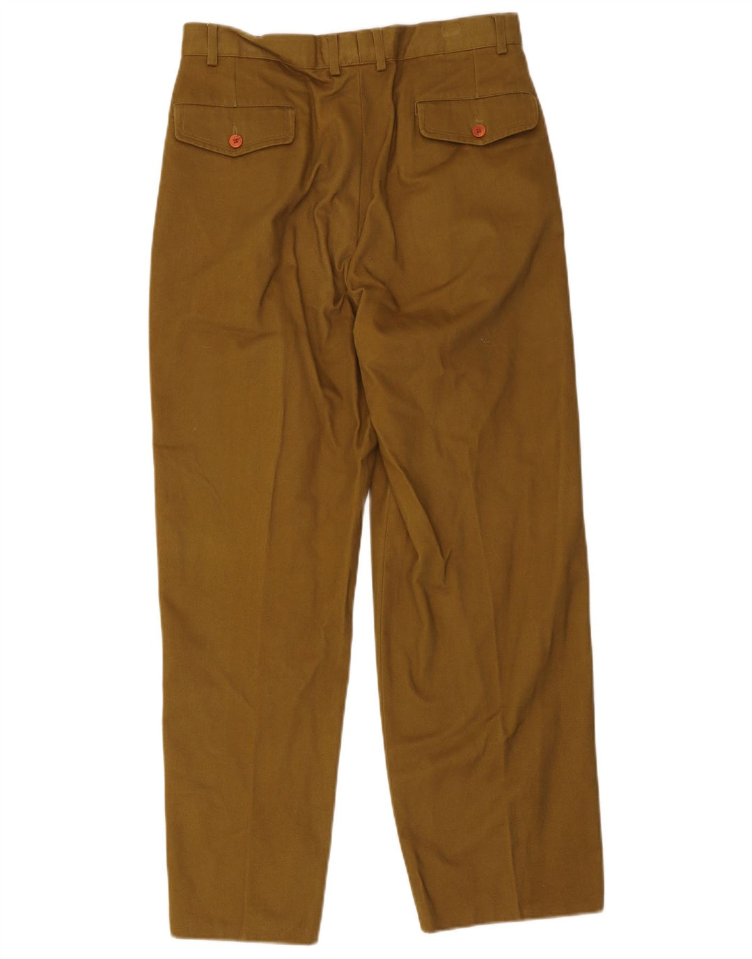 Pantaloni da abito da uomo con pegging Solleone IT 48 medio W32 L30 cotone kaki