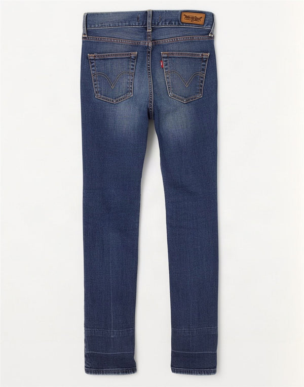 Jeans dritti slim Patty Anne da donna Levi's W28 L31 cotone blu