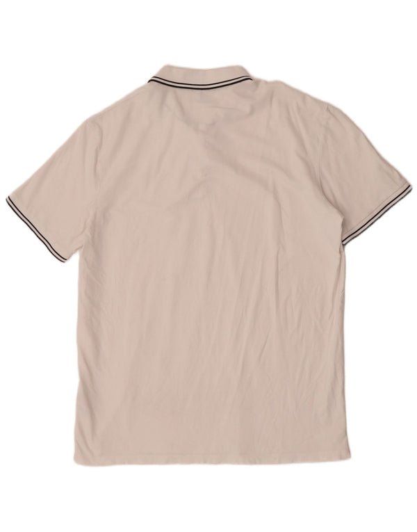 Polo da uomo Jack & Jones Core a maniche corte vestibilità regolare 2XL cotone bianco