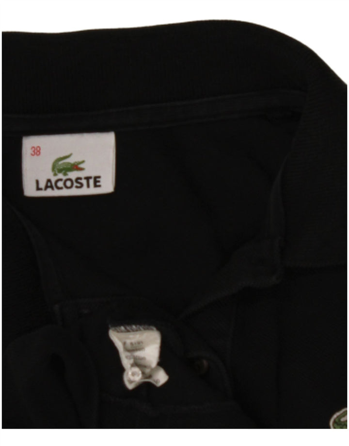 Polo senza maniche da donna Lacoste taglia 38 media cotone nero