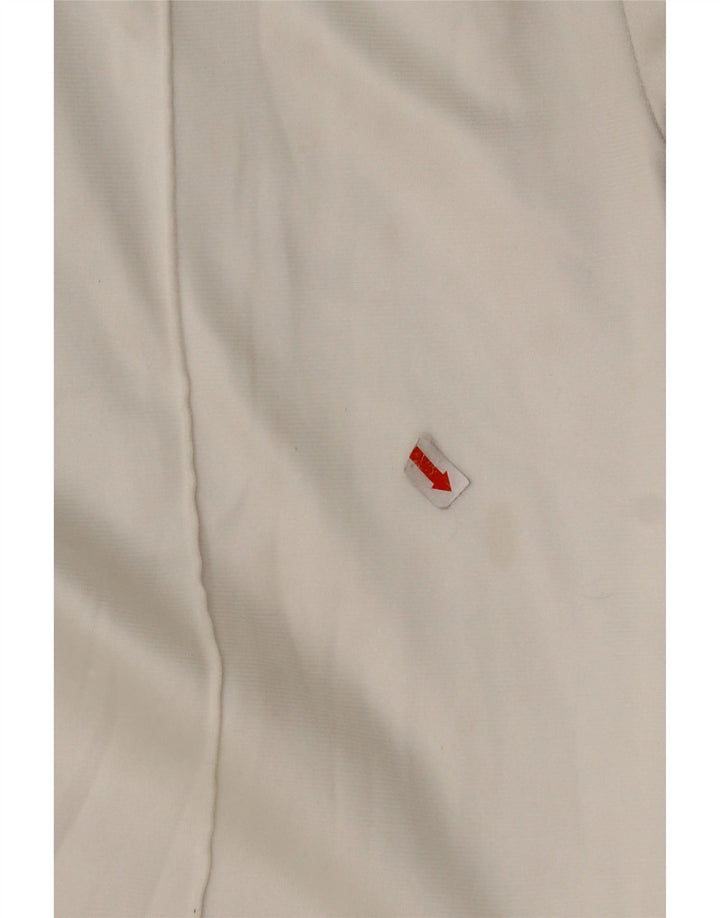 Pantaloni da tuta da uomo ADIDAS poliestere bianco medio