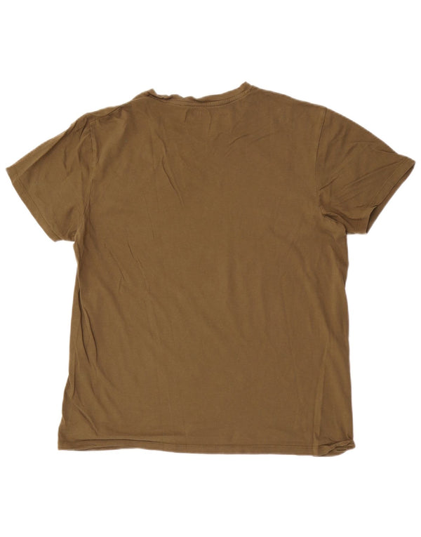 T-shirt da donna Diesel Top UK 14 grande cotone kaki