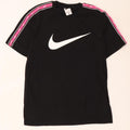 T-shirt grafica da uomo Nike Top in cotone color block medio nero
