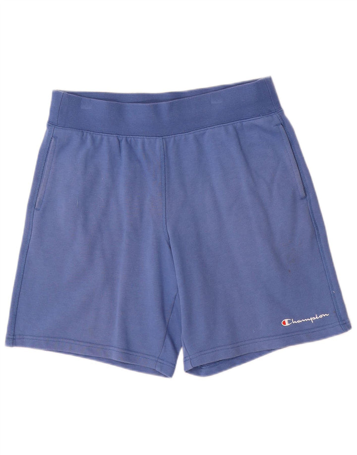 Pantaloncini sportivi da uomo Champion in cotone blu medio