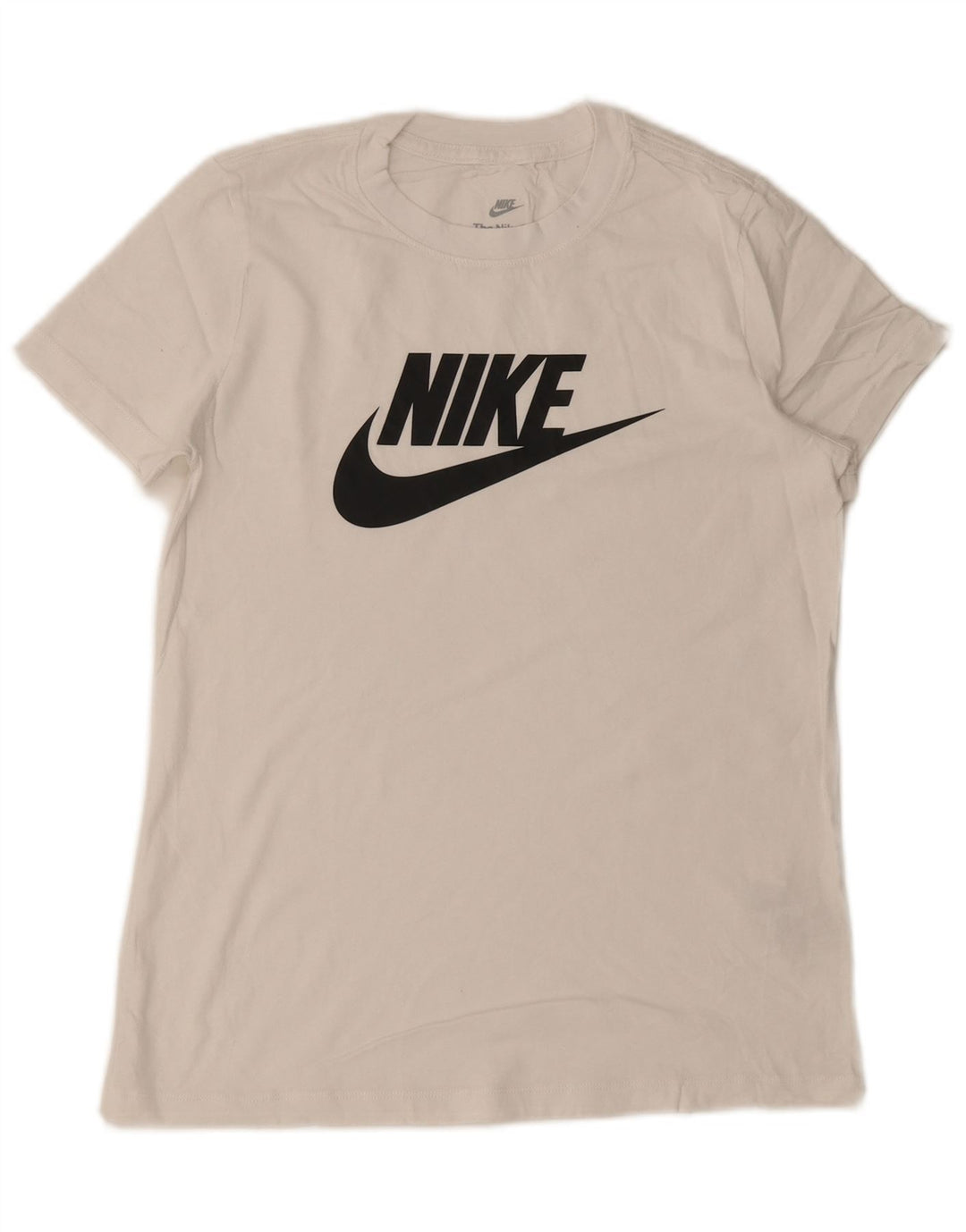 T-shirt grafica da uomo NIKE Top piccola in cotone bianco