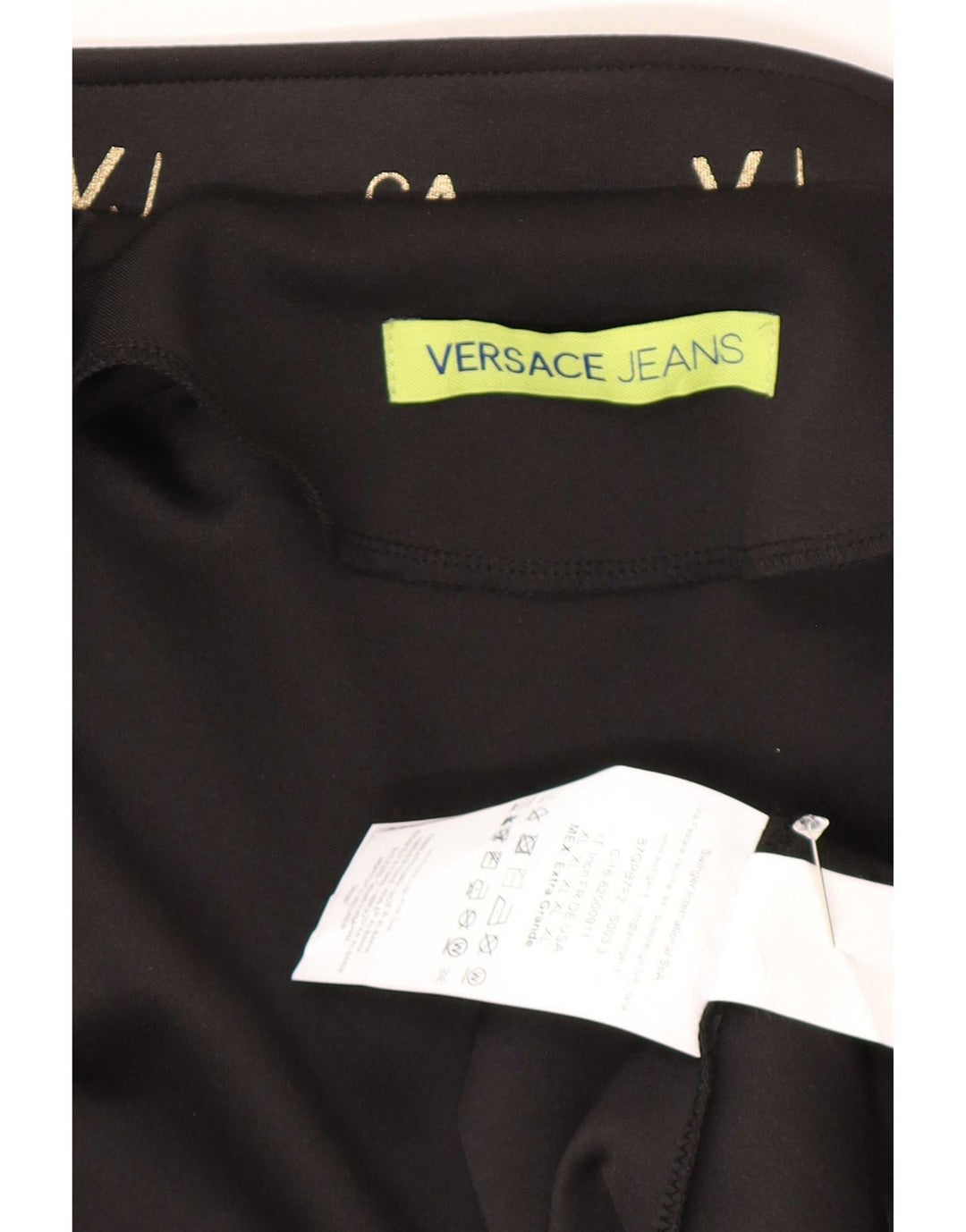 Giacca sportiva da uomo con grafica Versace XL nera in poliestere