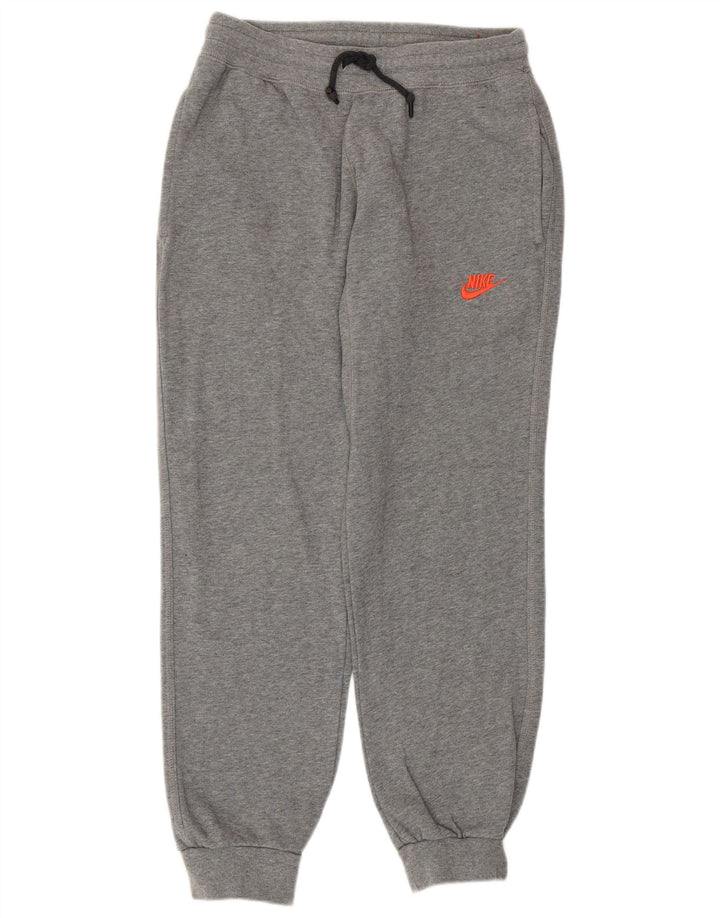 Pantaloni da tuta da uomo Nike Joggers piccoli in cotone grigio