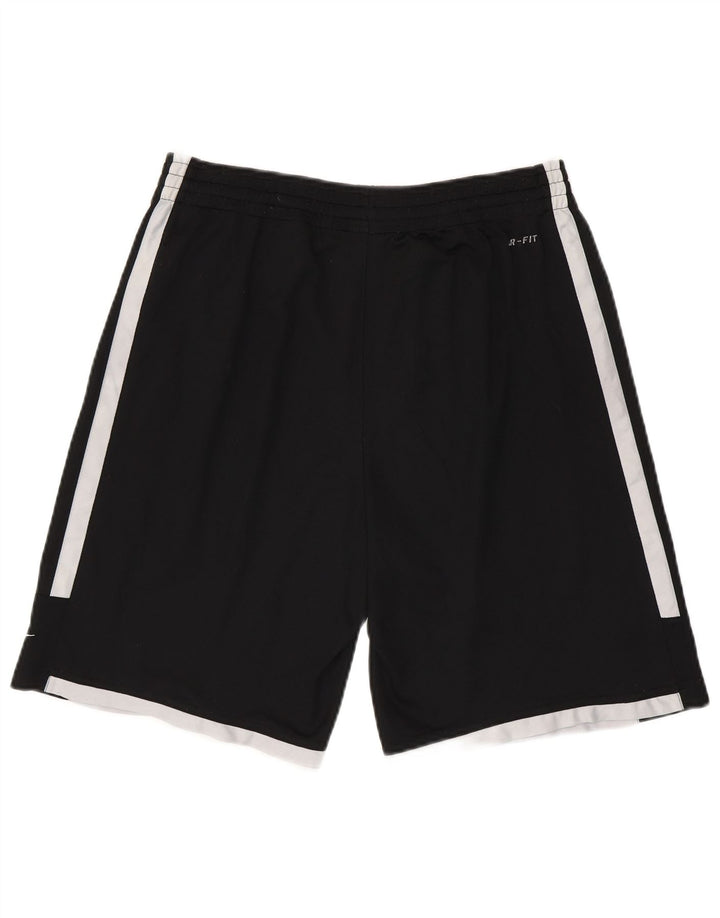 Pantaloncini sportivi Nike da uomo Dri Fit piccoli in poliestere color block nero