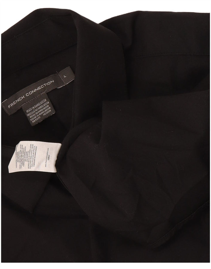 Camicia da uomo French Connection grande in cotone nero