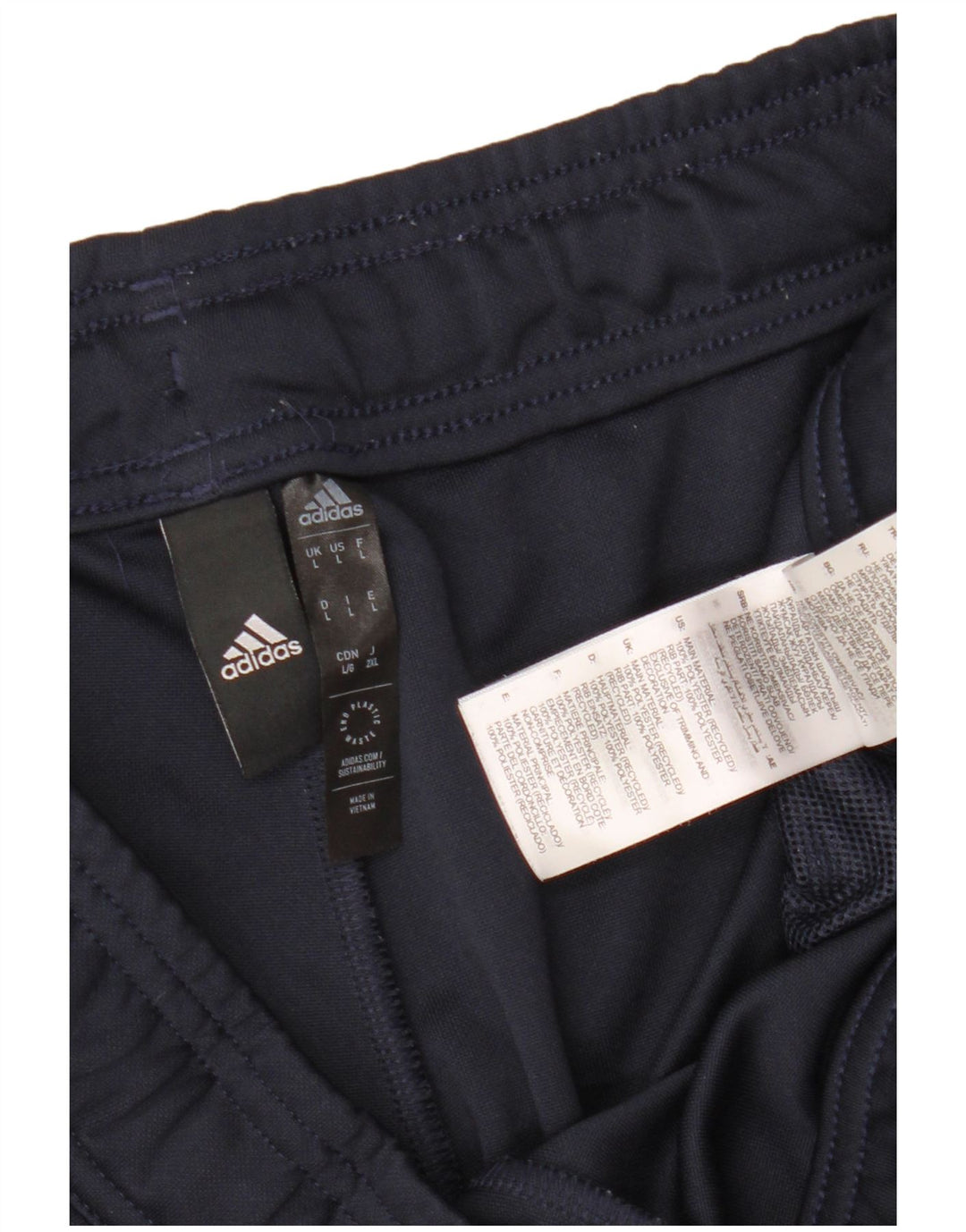 Pantaloni da tuta Adidas Aeroready da uomo grandi in poliestere blu navy