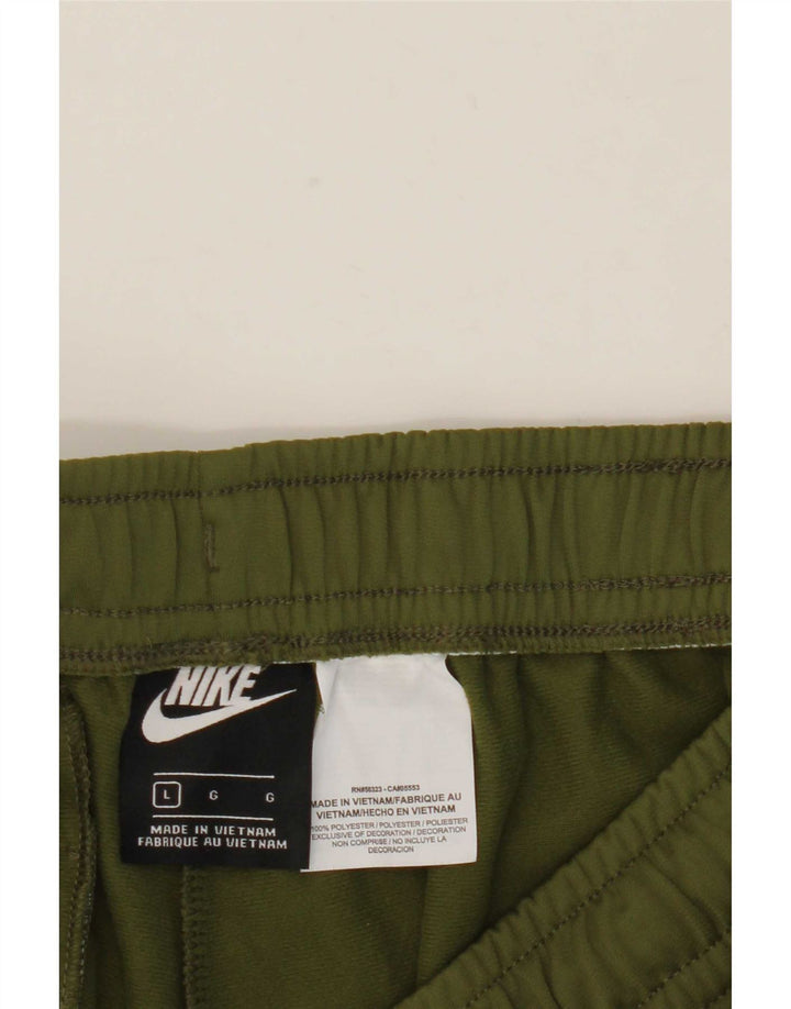 Pantaloni della tuta da donna Nike Joggers grandi poliestere kaki