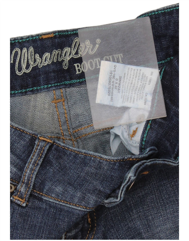 Jeans bootcut da donna WRANGLER US 0 XS W26 L32 cotone blu
