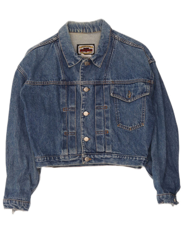 Giacca in denim corto da donna Oxygen UK 12 Blu medio