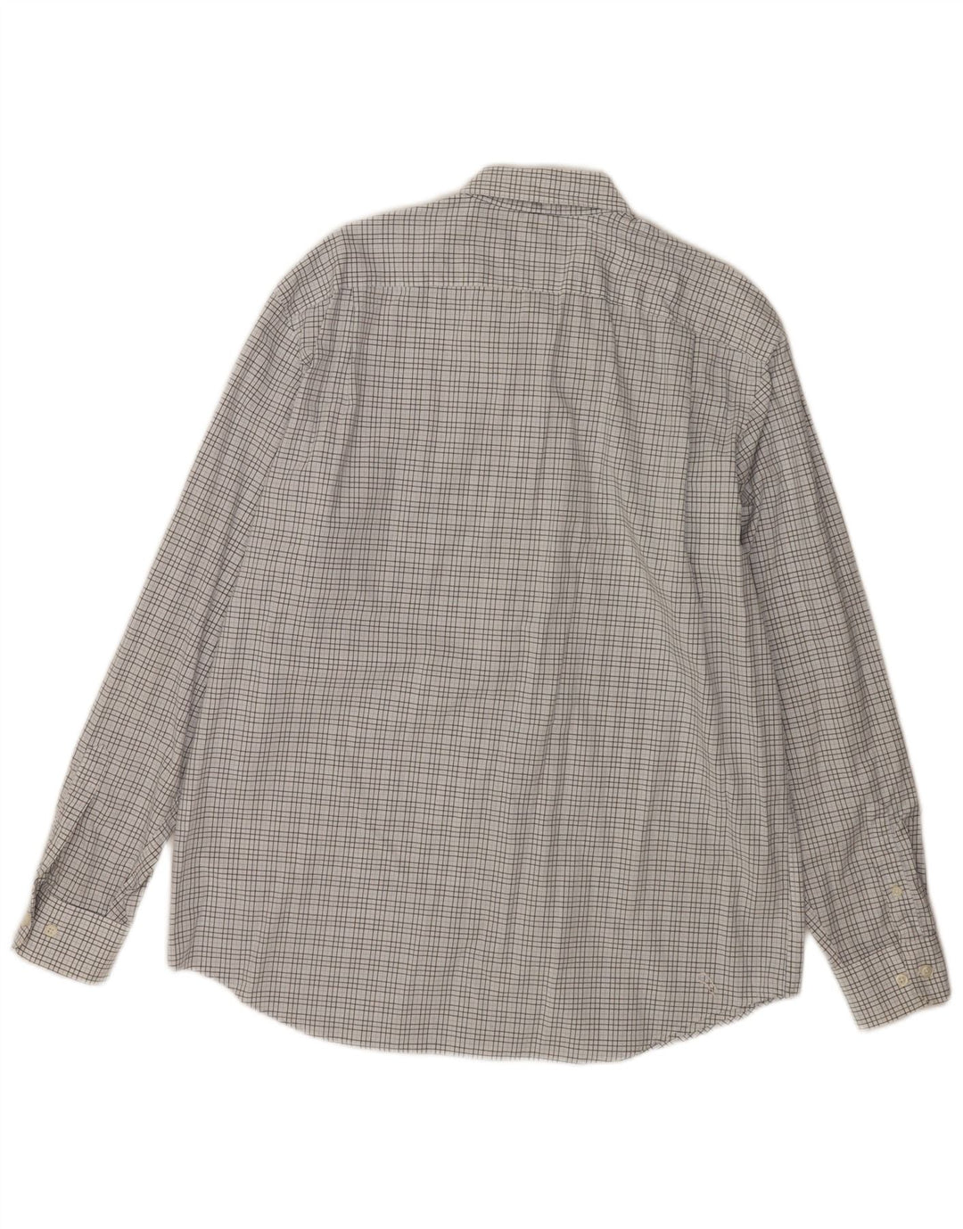 Camicia da uomo Nautica in cotone a quadri bianchi grandi