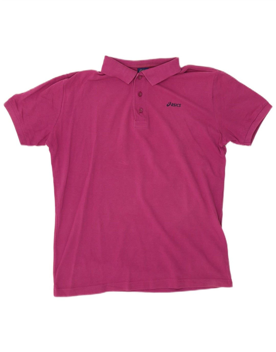 Polo Asics da uomo in cotone marrone medio medio