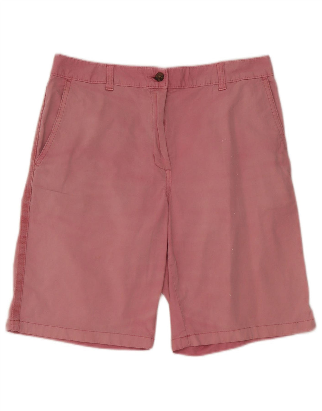 Pantaloncini chino da donna Marks & Spencer UK 12 medi W32 cotone rosa