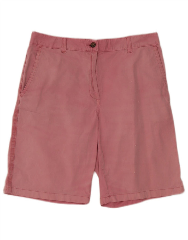 Pantaloncini chino da donna Marks & Spencer UK 12 medi W32 cotone rosa
