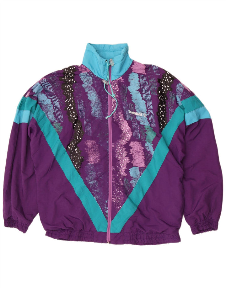 Giacca da ginnastica da uomo Hummel grande color block viola