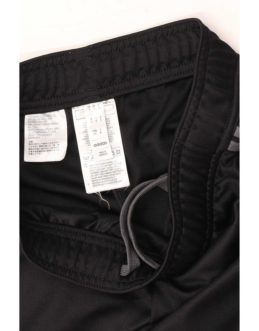 Pantaloni da tuta Adidas Aeroready da uomo piccoli in poliestere nero