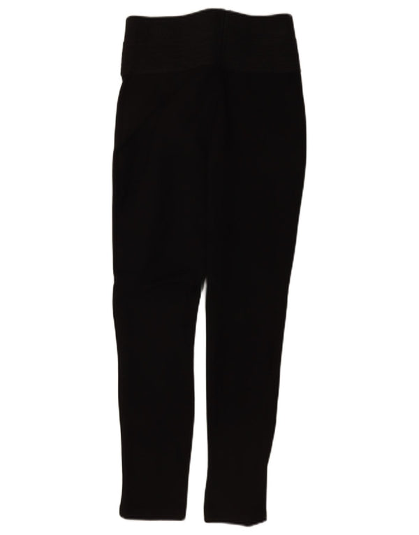 Leggings corti da donna Zara UK 12 poliestere nero medio