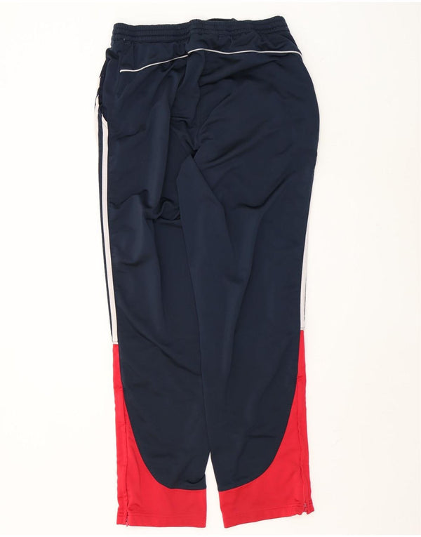 Pantaloni da tuta da uomo Adidas Joggers UK 44/46 Large Blu Navy Colourblock