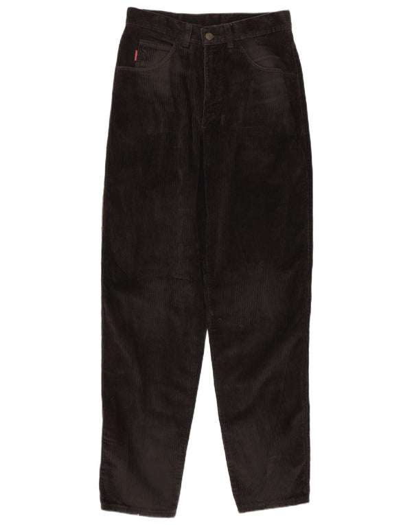 Pantaloni da uomo in velluto a coste affusolati Carrera W30 L33 cotone marrone
