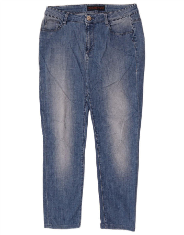 Jeans Cropped Donna Trussardi W28 L26 Blu