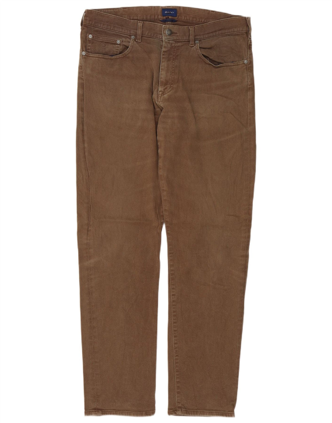 Pantaloni casual da uomo vestibilità regolare Gant W36 L34 Marrone