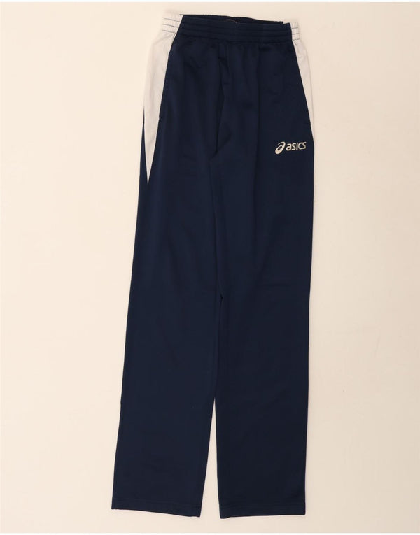 Pantaloni da tuta da donna Asics UK 12 Medium Blu Navy Colorblock