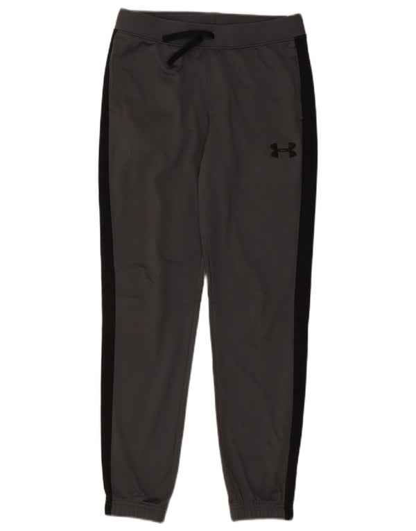 Pantaloni da tuta da ragazzo Under Armour da jogging 11-12 anni di grandi dimensioni grigi