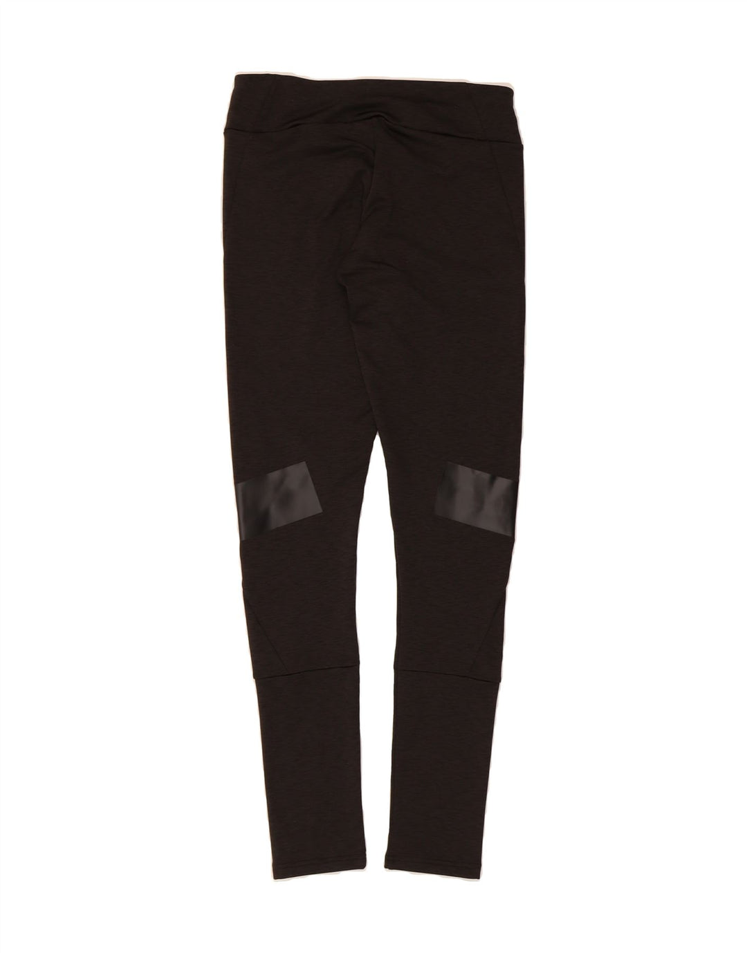 ADIDAS Womens Leggings UK 12/14 Medium  Black Polyester Vintage Adidas and Second-Hand Adidas from Messina Hembry 