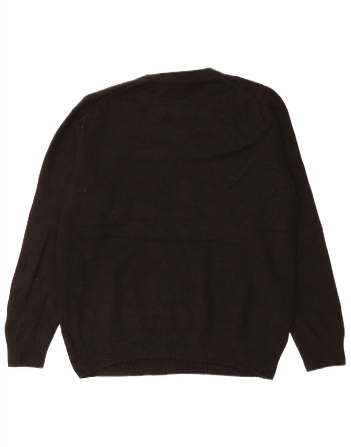 Maglione maglione girocollo da donna Marks & Spencer UK 12 medio nero